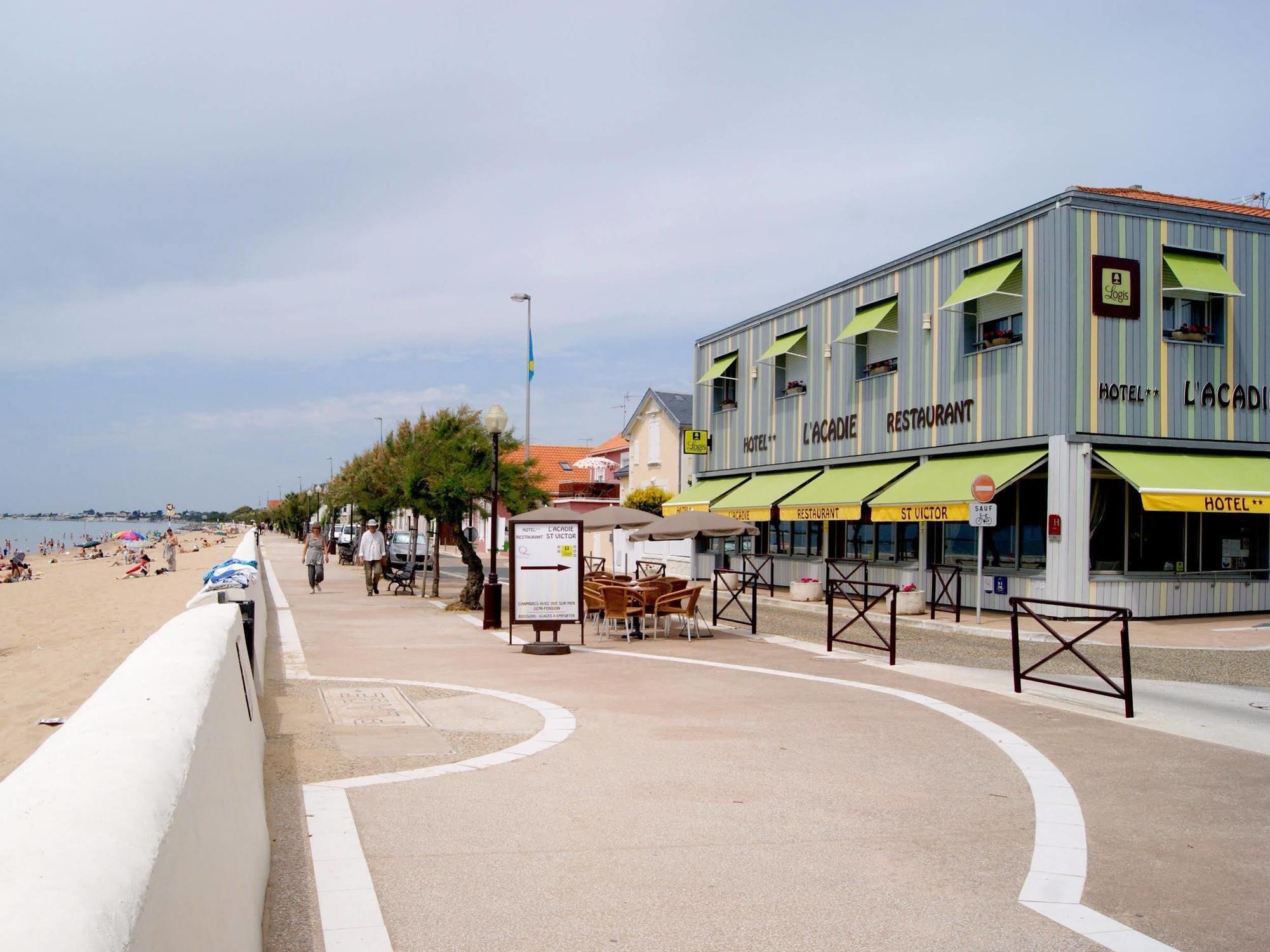 Acadie Saint Victor - Hotel Restaurant - Face Mer - Chatelaillon Plage Екстер'єр фото